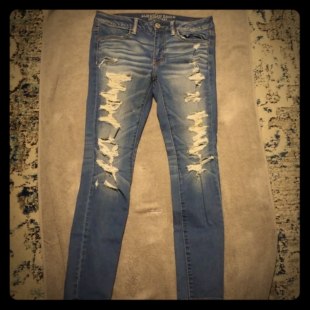 American Eagle super super stretch jeans